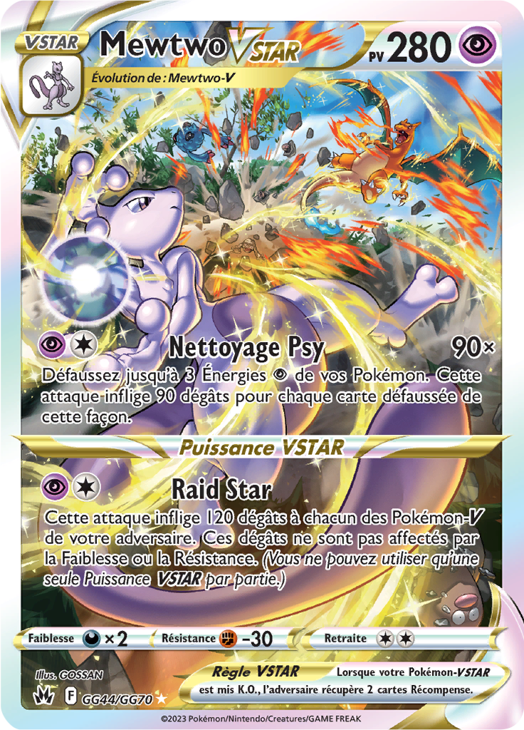 Mewtwo vstar Alt GG44 Zenith Suprême